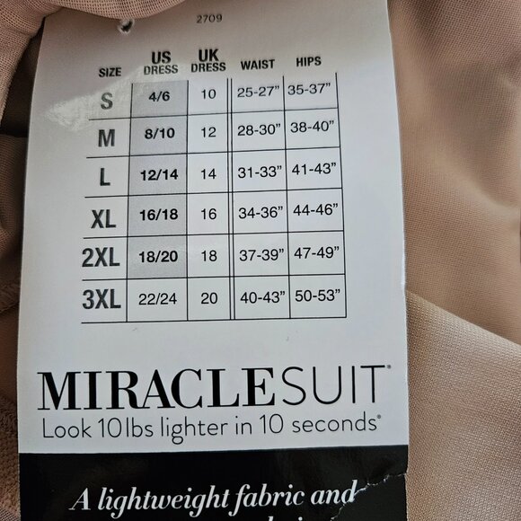 NWT  Miraclesuit Shapewear Warm Beige Size 2XL - Picture 7 of 8